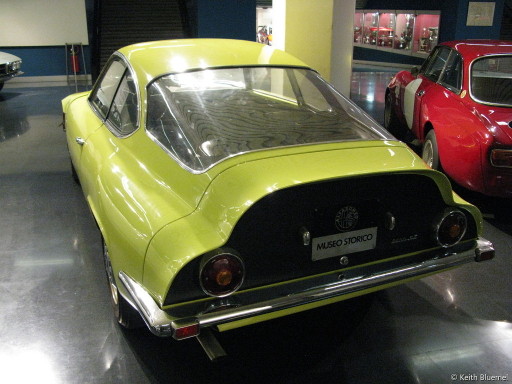 Alfa Romeo prototype 2600 SZ s/n 10612.856001 - the Kamm fastback was only used on the prototype